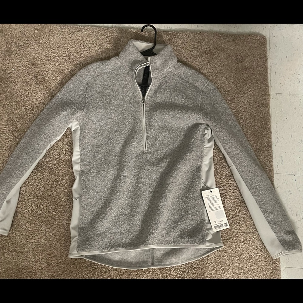 NWT Lululemon Tundra Tech 1/2 zip fleece